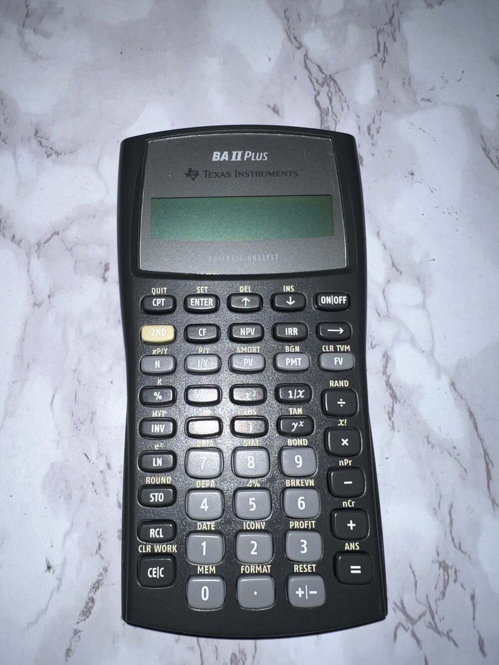 Texas Instruments BA II Plus Financial Calculator